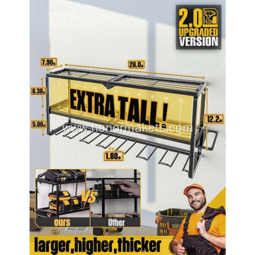 Power Tool Organizer for Tool Storage Drill Holder Wall Mount with Charging Station Tool Holder Garage Organization Storage Rack